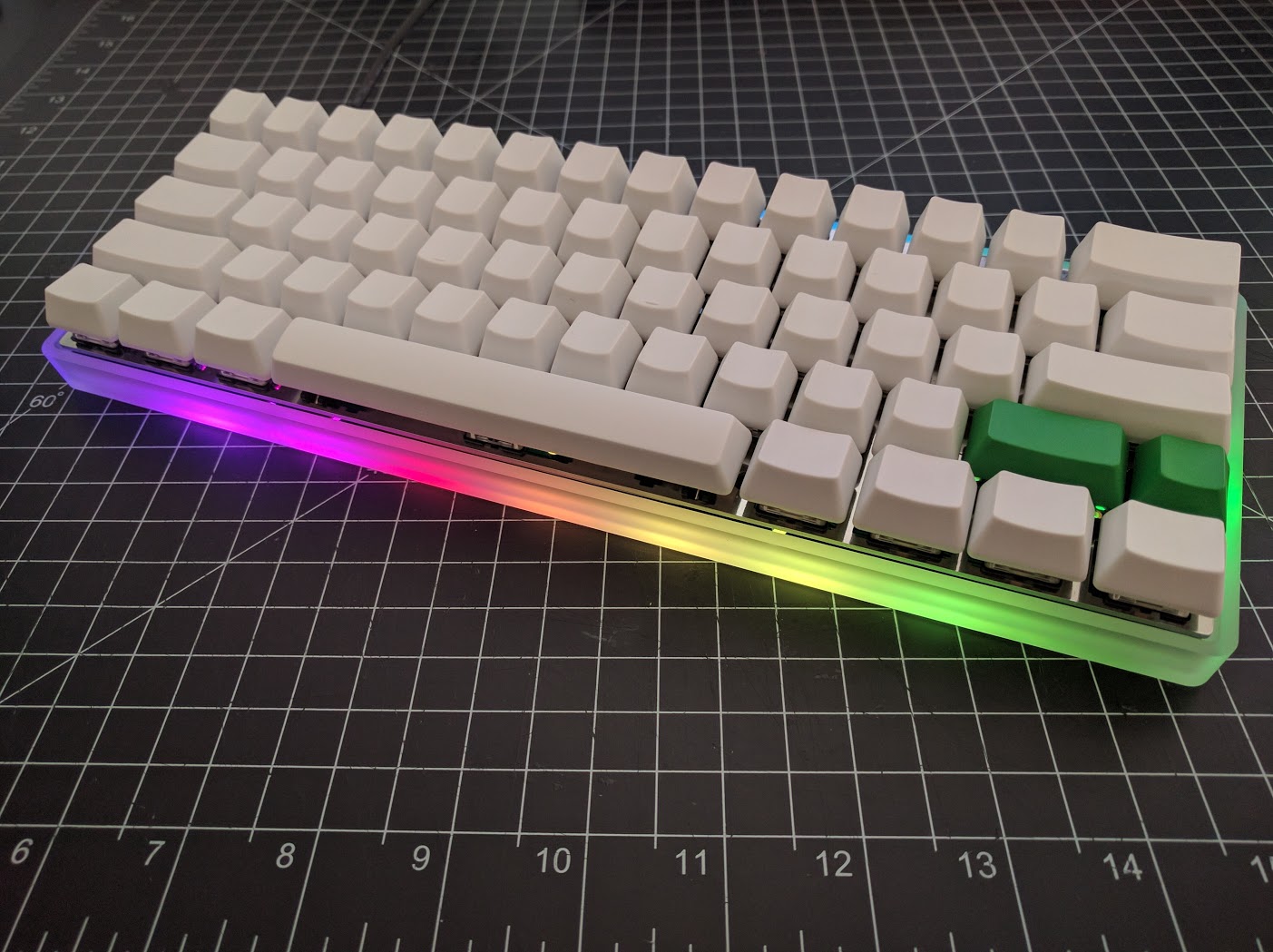 Image of KC60 with RGB Underglow